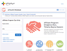 Tablet Screenshot of aff.gittigidiyor.com