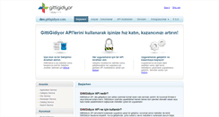 Desktop Screenshot of dev.gittigidiyor.com