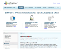 Tablet Screenshot of dev.gittigidiyor.com